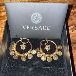 VERSACE gold hoops